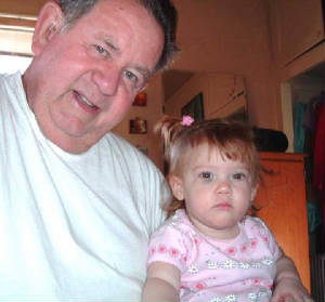 Me & Pappa playing on the computer