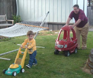 Come on PaPa.. keep up!