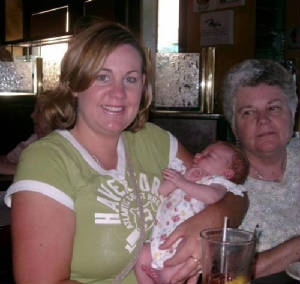 Auntie meets Kaelyn! She's a complete doll