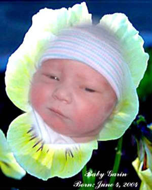 Isn't he a DOLL! Our newest baby nephew, GARIN