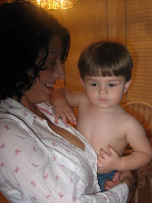With Auntie Rocky