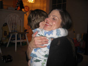 Give Mommy BIG HUGS