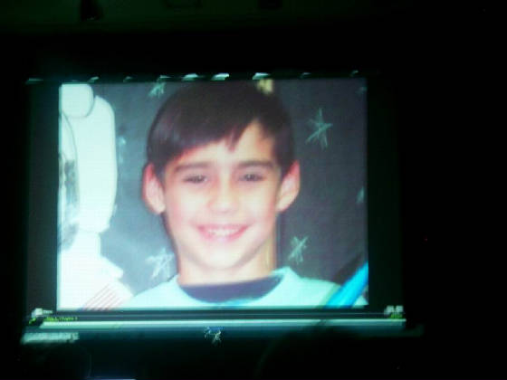 Sean on the big SCREEN