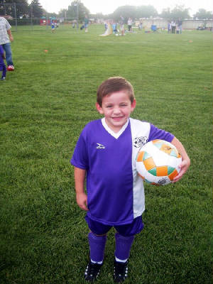 Hunter is ready for his 1st game