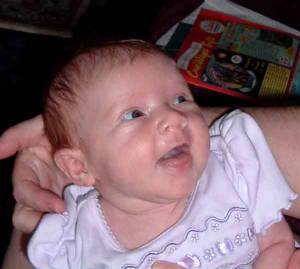 Kaelyn being smiley