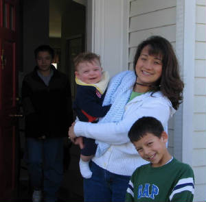 Garin visit cous'n Mel & the boys in Washington