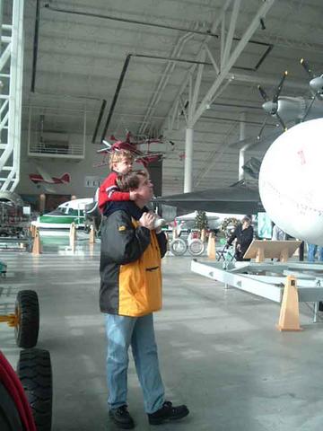 At the airplane museum