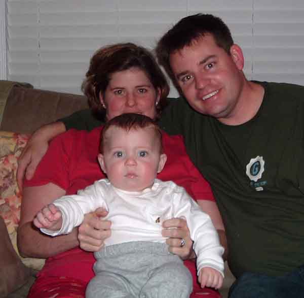 Garin with his Mom & Dad, Nicole & Phil